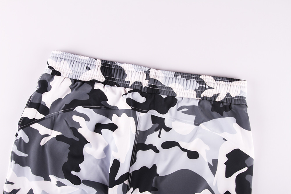Stockpapa Casual Ladies Camouflage Yoga Pants Elastic Waist Camo Pants Women