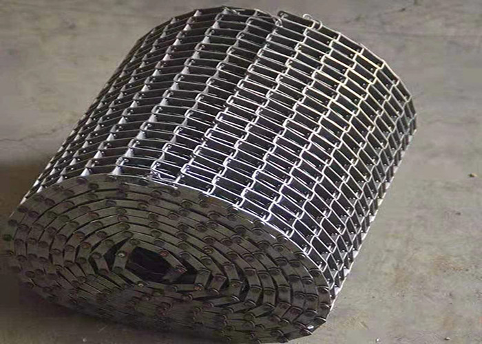 Automatic Functional SS Flat Wire Mesh Belt For Material Conveying