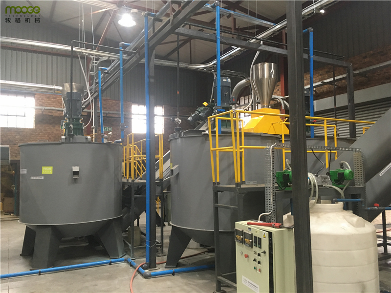 Recyclable PET bottle recycling plastic line