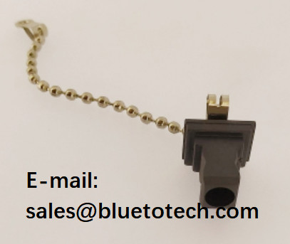 Data Center FTTX SC Fiber Optic Dust Caps With Metal Chain