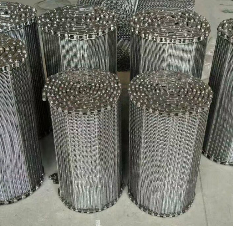Advanced Construction Stainless Steel Wire Conveyor Belt Excellent Oxidation Resistance