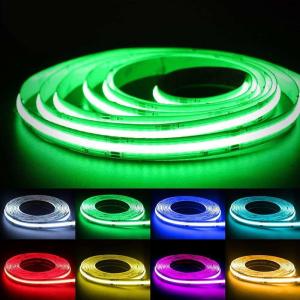 10mm PCB Width Flexible RGB COB LED Strip Light Light Source LED Spot Free IP20