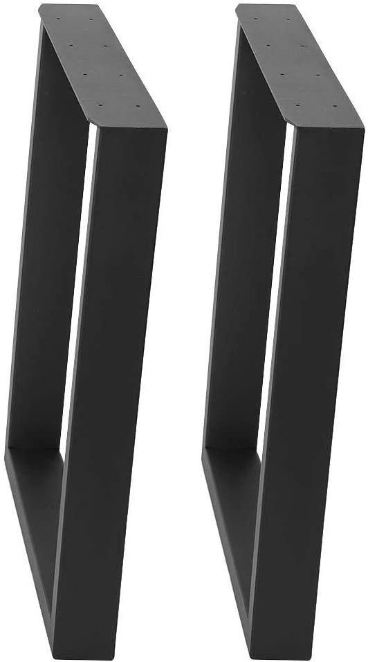 DIY Furniture 2 Piece Rustic Metal Steel Dining Table Legs 420*400mm Thickness 0.9mm