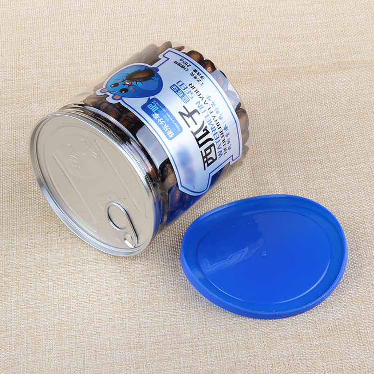 Food Bottle Container Aluminum Easy Open Food Can Packaging For Melon Seeds