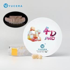 Yucera 4D Pro Durable Multilayer Zirconia Blocks for Lab Use Custom Sizes &