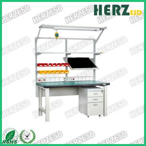 Durable ESD Work Table / Electrostatic Workbench Static Load 500kg Dynamic Load