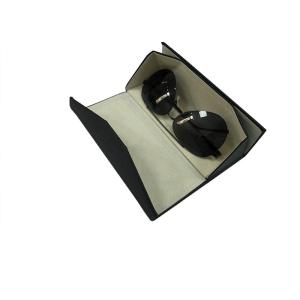 Triangular PVC Leather Foldable Sunglasses Storage Case Eyewear Case Box