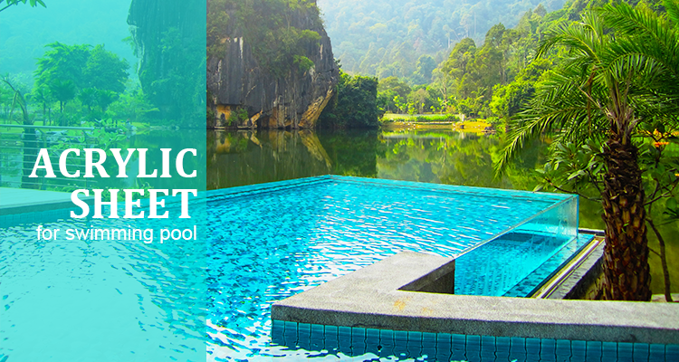 Saltwater Pool Clear Thick Container Spa Plexiglass Panel Infinity Acrylic Swimming Pool