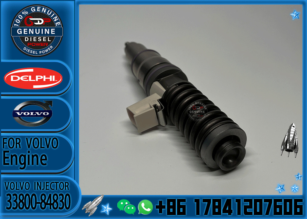 Electronic Injector BEBE4D21001 33800-84830 Injector E3 Nozzle L217PBC For Volvo Mack H Engine For H YUNDAI Euro III Truck