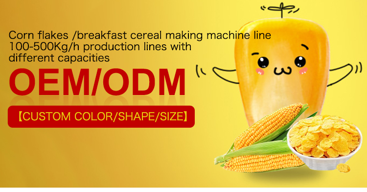Snack Food Making Machine for Easy Operation and in Corn Wheat Flakes Puff Production