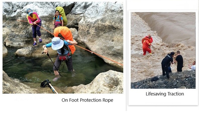 Anti Aging Safety Lifeline Rope Emergency Polypropylene Custom