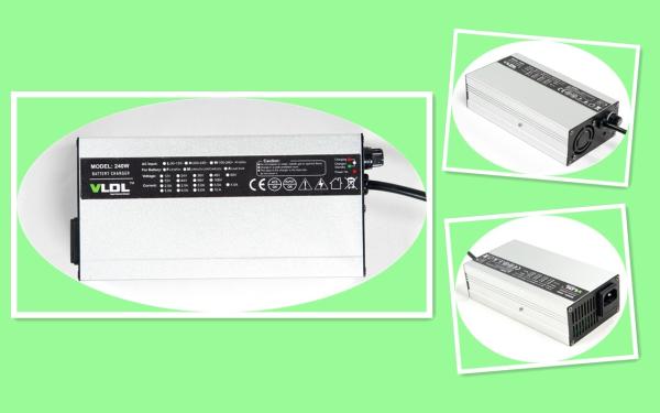 60V 6A Max 73.5V Sealed Lead Acid Battery Charger For AGM / GEL With Cut - Off