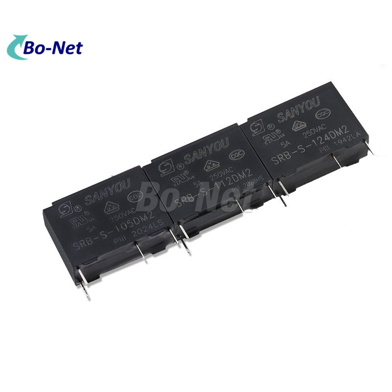 SANYOU Electronic Components SRB-S-124DM2 4 feet normally open 5A 250VAC for HF46F