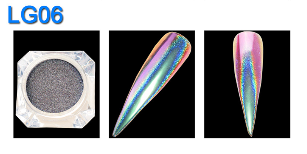 OEM/ODM Yes. Holographic Nail Powder for Poleyster Nails High Standar