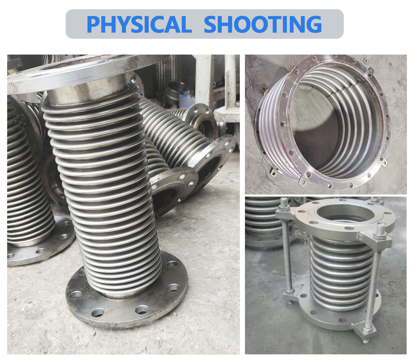 Easy Installation Metal Ripple Compensator Hot Dipped Galvanized