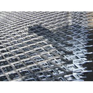 Decorative / Security Aluminum Expanded Wire Mesh Diamond Hole Customized Color