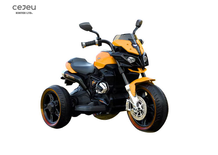 Dual Drive Kids Riding Motorcycles Handle Accleration 6V4AH