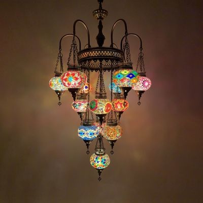 Rustic Vintage Turkish lamp kitchen island light(WH-DC-38)