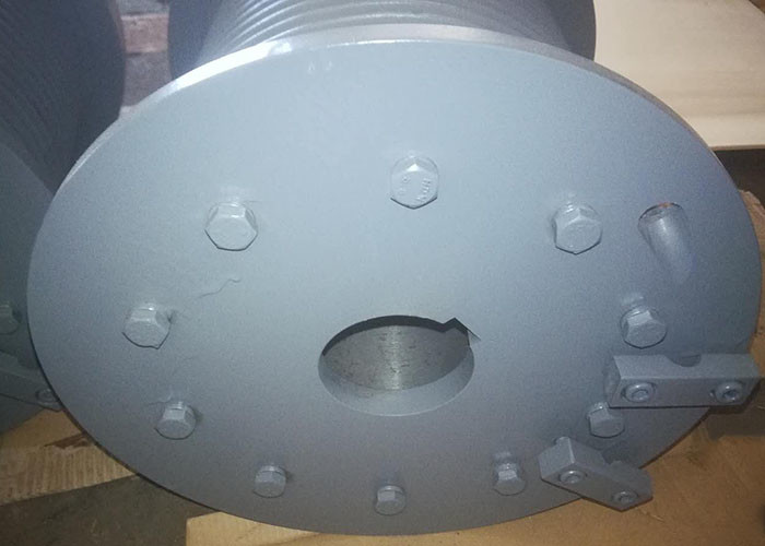 Customized LBS Grooved Drum 100mm-10m For Petroleum Drilling Equipment / Construction Cranes