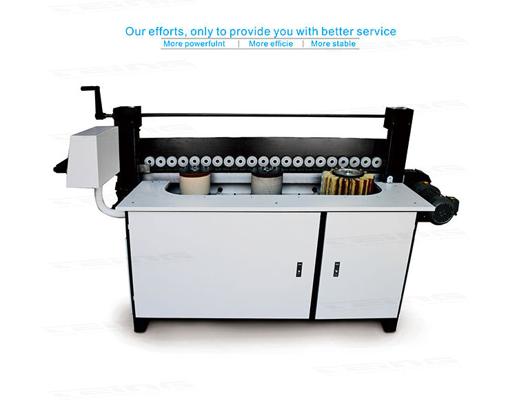 Manufacturing Plant MDF Wood Angle Acrylic Double Side Edge Brush Sanding Polishing Machine