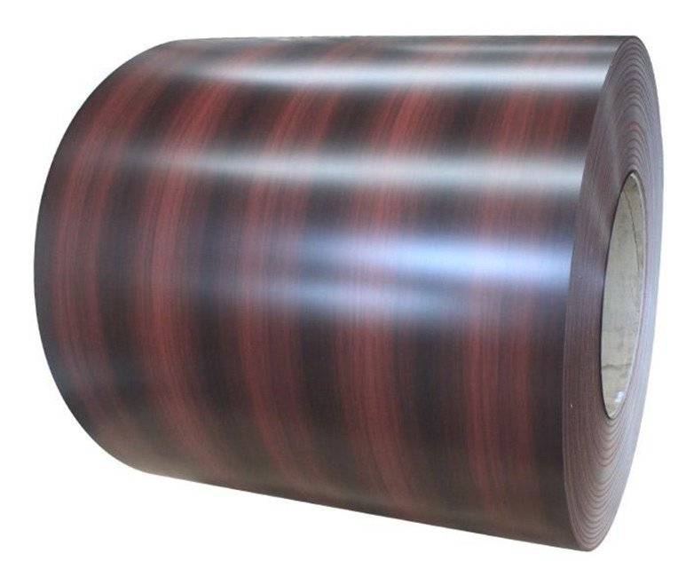 0.4-2.5mm PVDF Wood Grain Coated Aluminum Coil 50 years warranty For Exterior Wall Decoration