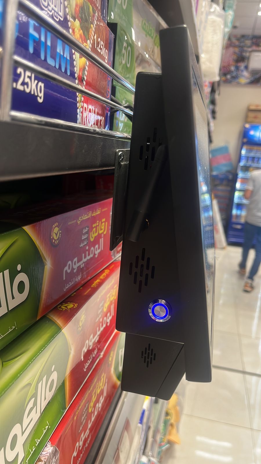 Supermarket Shop 10.1inch POS System with Android 7.1/Windows 10 and Built-in Barcode Scanner