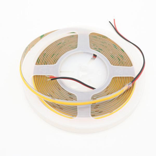 Quality 12V 24V Warm Cold White Color High CRI Density 8mm Flexible LED COB Strip Light Tape for sale