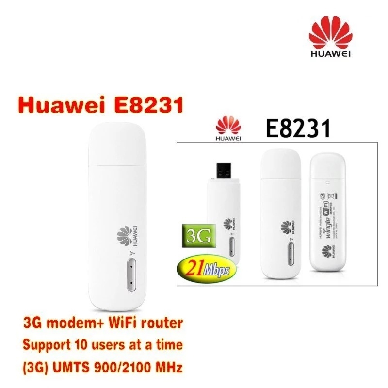 Unlocked Huawei E8231 E8231s-2 3G 21Mbps USB WiFi Dongle, Mobile WiFi Modem