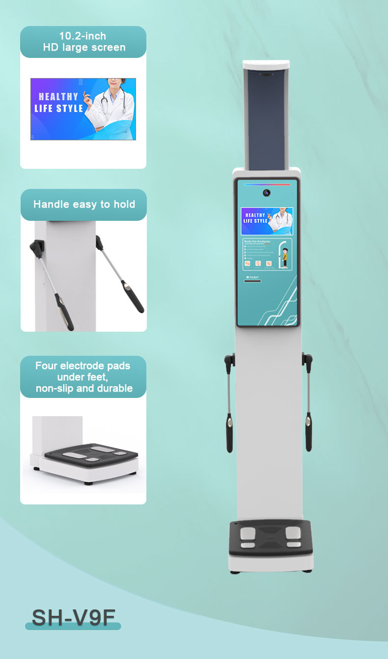 Human Height Weight Machine Body Composition Analyzer for Gym