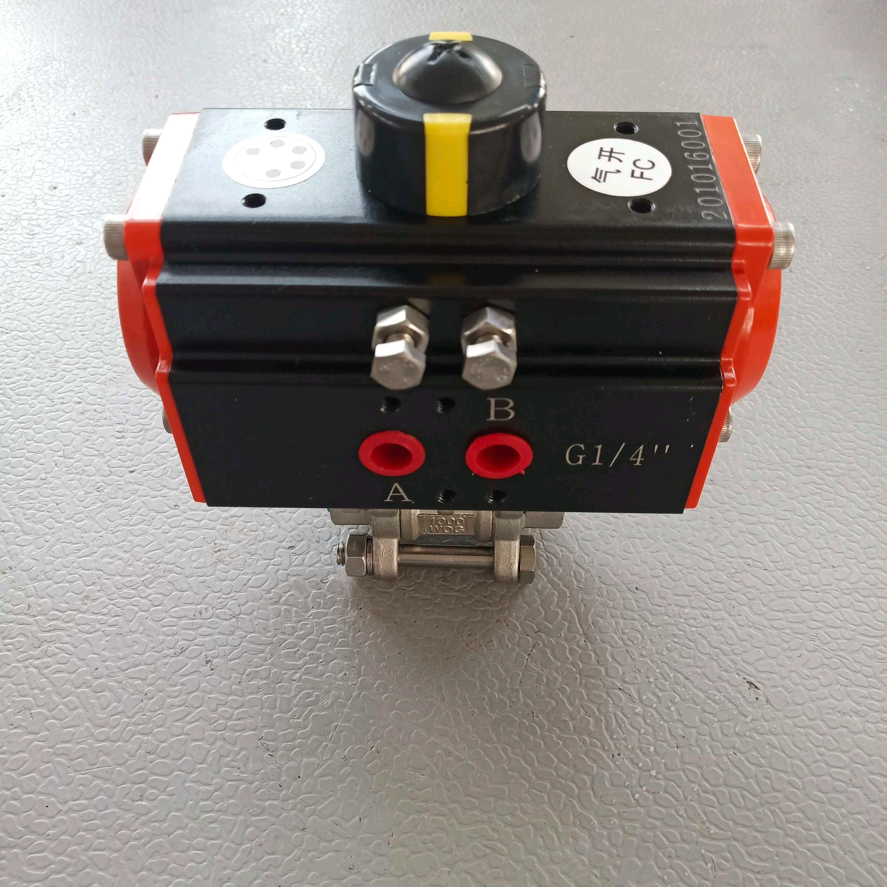 single acting pneumatic actuator spring return ressort de rappel actionneur pneumatique