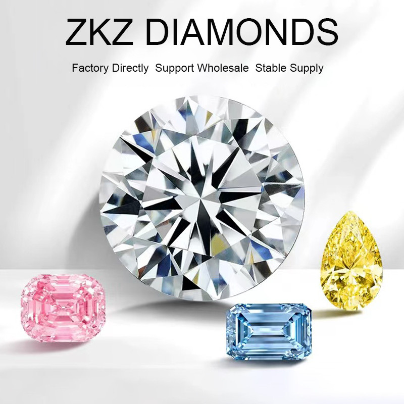 Large Size Stone 5+ct Cushion Shape Lab Created CVD Diamond Excellent Cutting IGI Certified