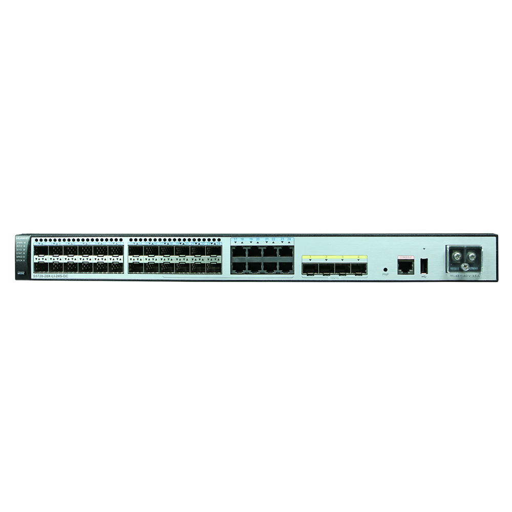 H3C S5700 Series S5720-28X-Li-24s-DC Switch for Full-Duplex Half-Duplex Communication
