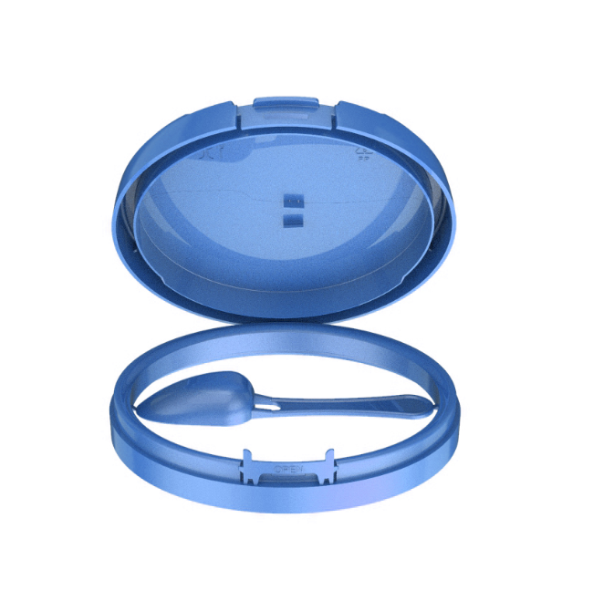 Customizable Blue Milk Powder Cover in Plastic for FSSC 22000 Certified Packaging