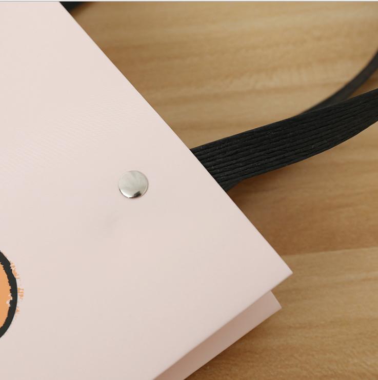 Card Paper Fashion Shopping Bags Simple Style
