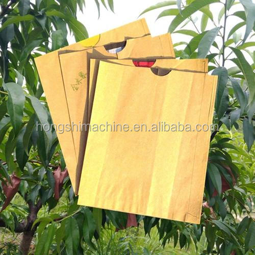 Mango Fruit Protection Paper Bag Making Machine , 2cm To 35cm Paper Pouch Making Machine
