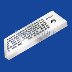 Dust Proof Metal Industrial Computer Keyboard With Trackball 86 Keys