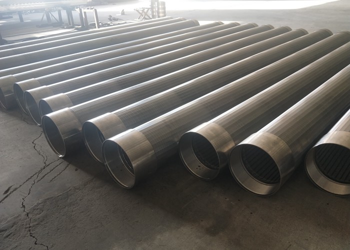 Stainless Steel 316l Cold Rolled Wedge Wire Screen Tube For Water Well