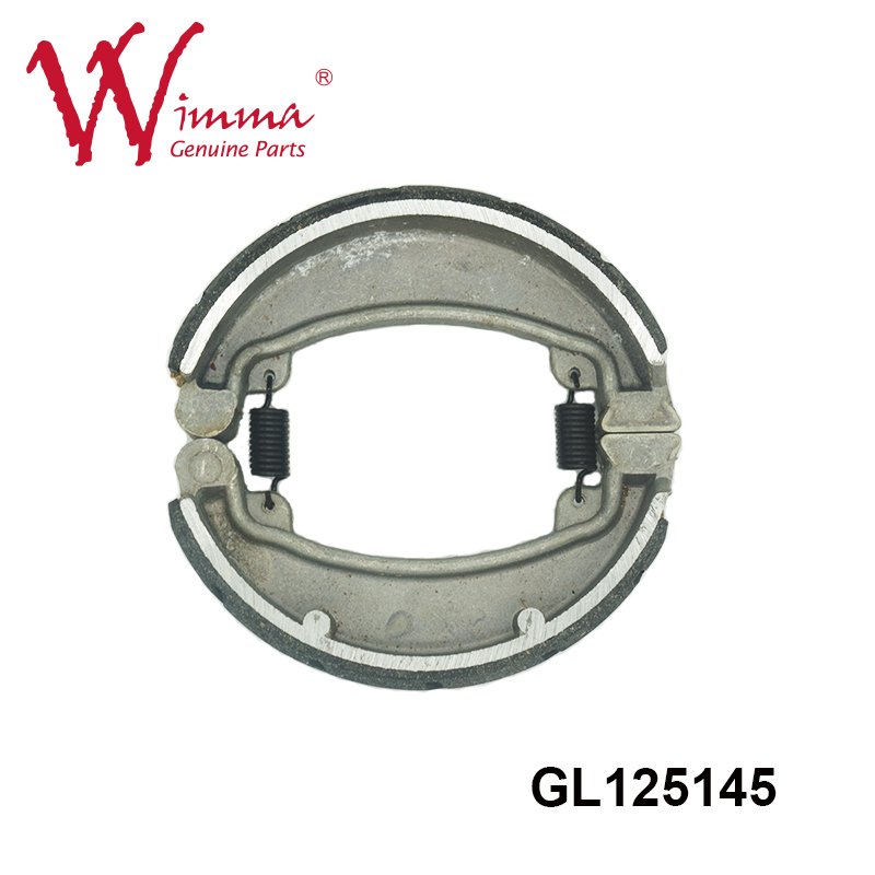 Brake Shoes Motorcycle Brake Parts GL125145 Motorbike Hot Sale Black Slotted