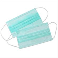 Breathable 3 Ply Disposable Mask , Antibacterial Disposable Earloop Face Mask