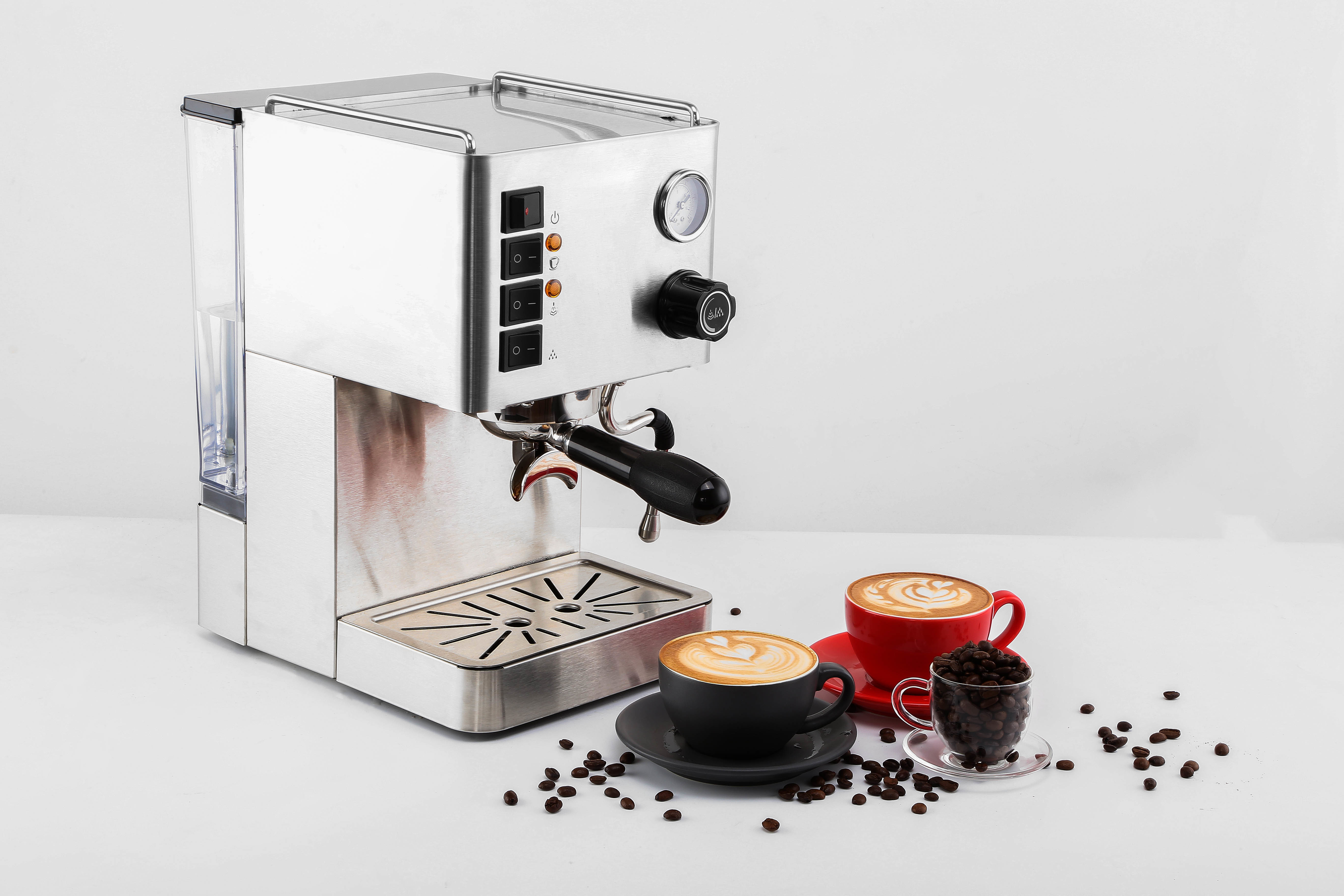 58mm S.S. Porta Filter Professional Espresso Machine Household Coffee Maker With 15 Bar Italian Pump Cappuccino Maker