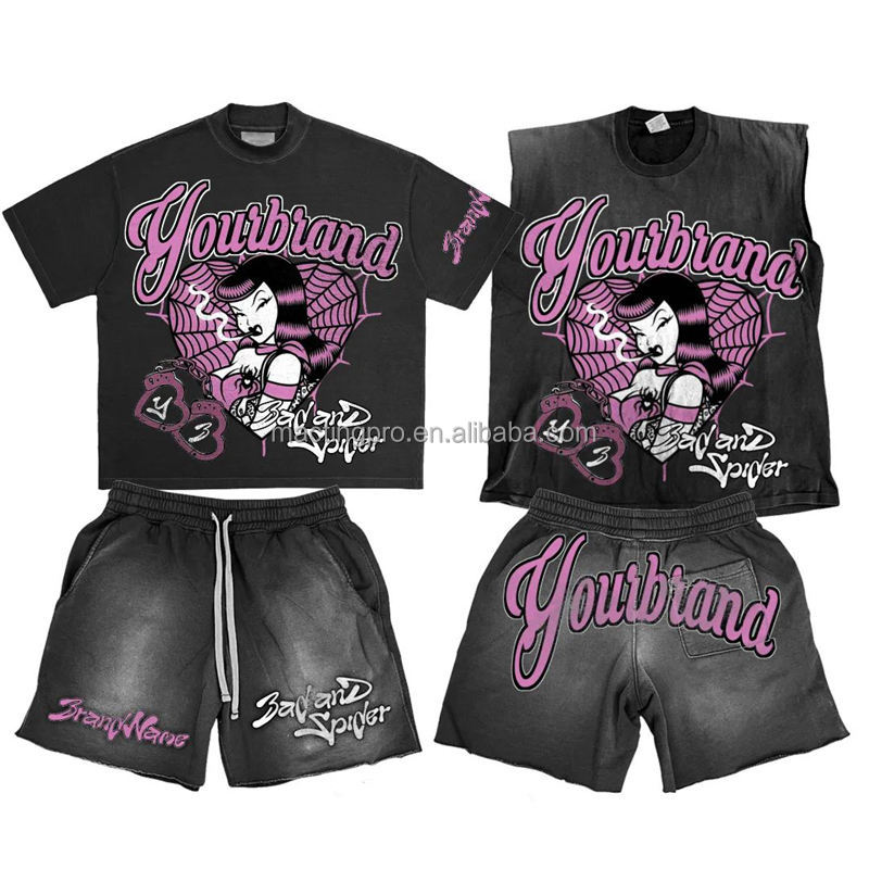 Support Customized Logo Men's Anti-Static Sportswear Tracksuit Vendor Track Short Set