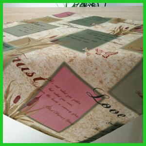 Heavy duty polyester printed tablecloths of made in China