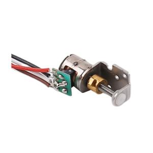 VSM0632 Slider Stepper Motor 8mm 2 Phase With Metal Slider Bracket
