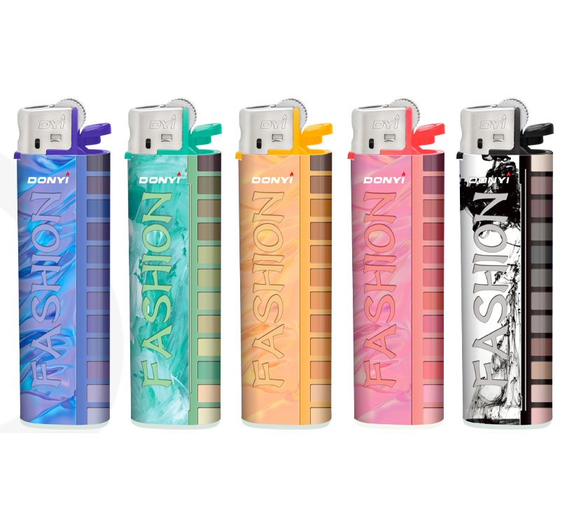 Original Factory Newest Refillable or Disposable Flint Match PE Label Lighter