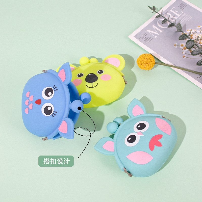 Waterproof Colorful Silicone Pencil Pouch Aesthetic Portable Pen Bag Stylish Office School Supplies Christmas Gift