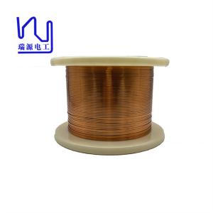 China Custom Alcohol Self Adhesive Enameled Copper Winding Wire Flat Rectangular on sale