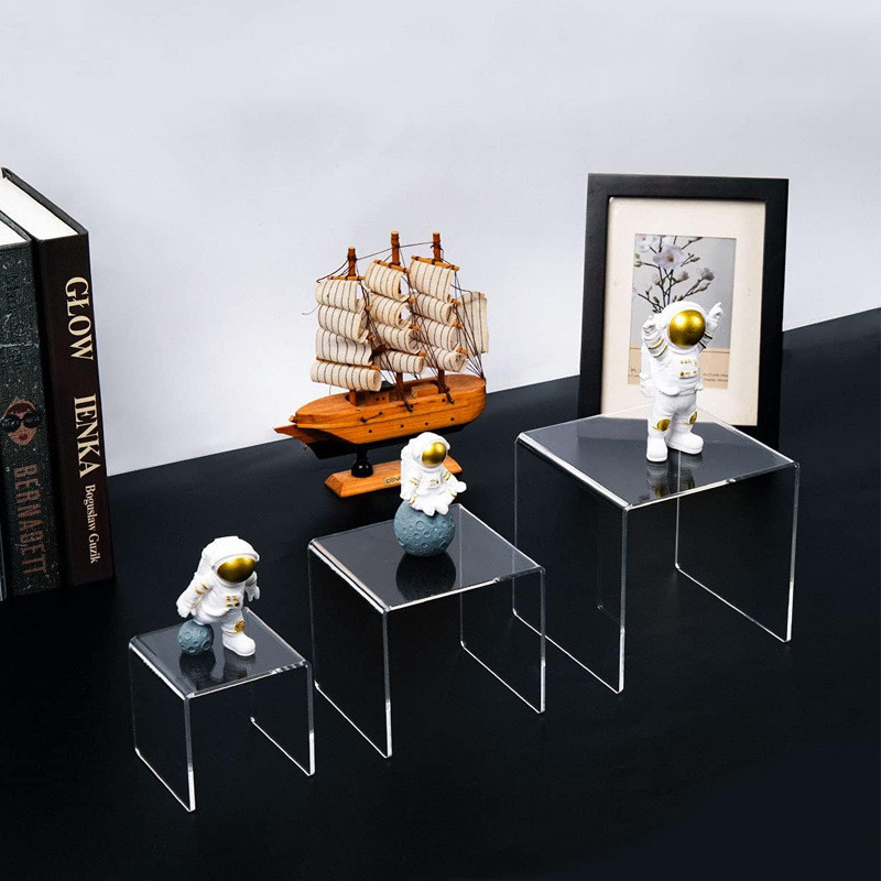 Wholesale Transparent Acrylic U-Shaped Stand With Nordic Minimalist Design For Desktop Storage And Display