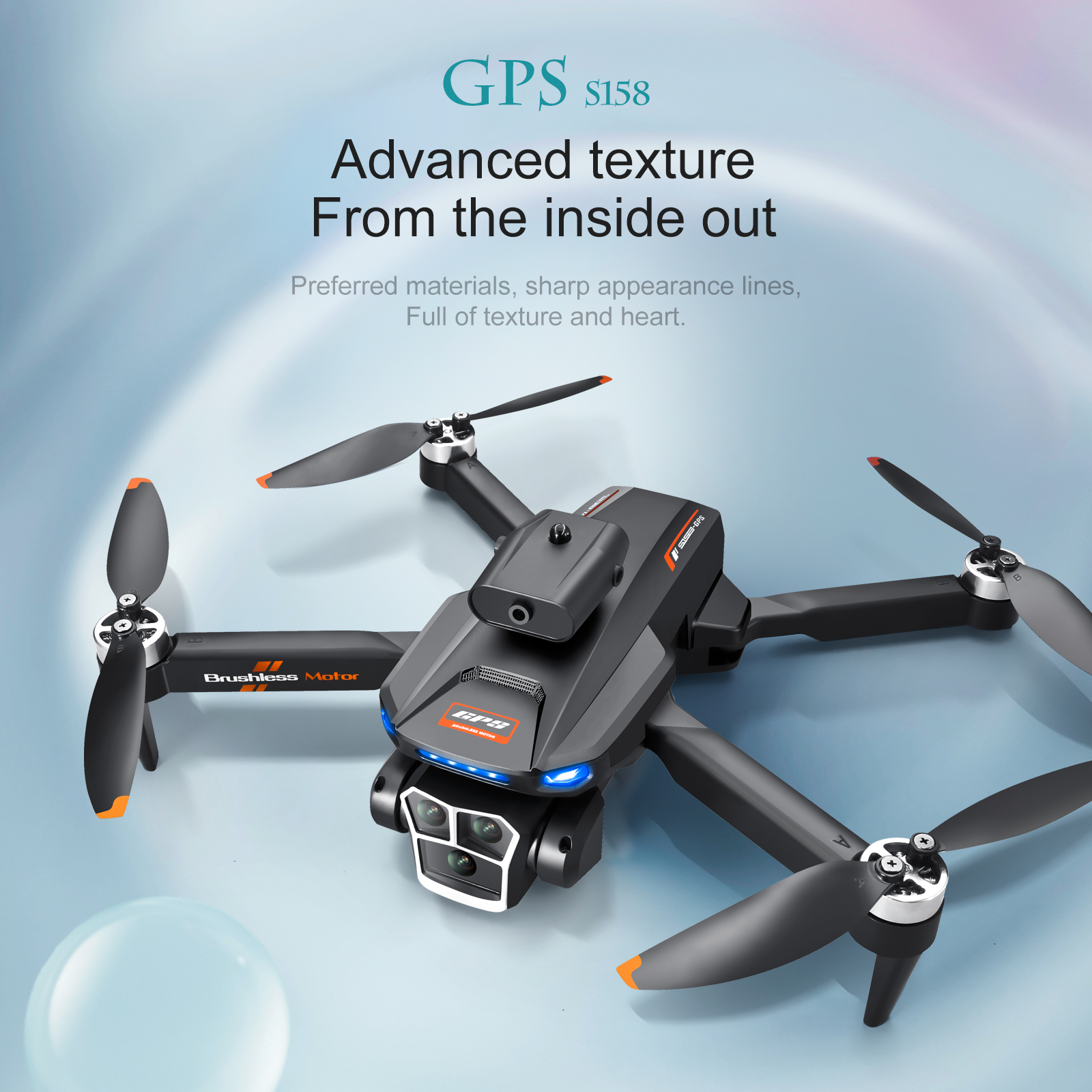 Maximum Flight Time S158 Mini Drone Foldable Quadcopter RC Dron with Obstacle Avoidance and Optical Flow Positioning