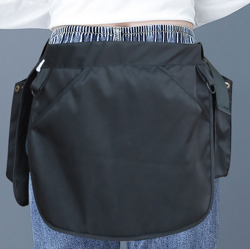 OUTDOOR MULTI-FUNCTIONAL MULTI-POCKET ZIPPER FANNY PACK SPORTS FASHION BELT APRON WAIST SEAL HANGING WAIST STORAGE BAG