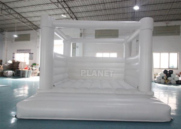 Commercial Inflatable White Bounce House Kids Inflatable Party Jumping Castle